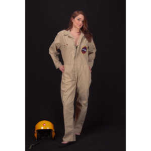 Lindsey was visiting and wanted to shoot, and I had an idea for a pinup based on a pilot's helmet I had recently been given.  So we went to a local military surplus and whipped up a pilot costume and did this shoot.